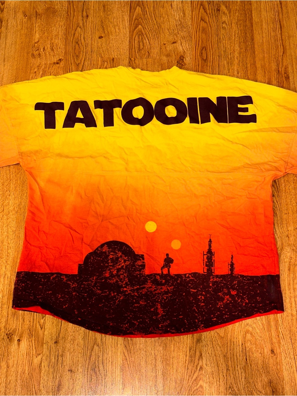 Disney Parks Star Wars Tatooine Twin Sunset Spirit Jersey Mens XL Luke Skywalker